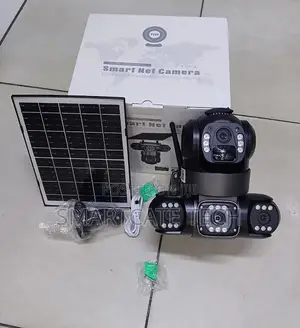 Kamera ya CCTV ya V380 Pro Triple Lens Solar WiFi