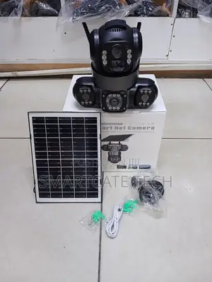 V380 Pro Triple Lens Solar PTZ Camera