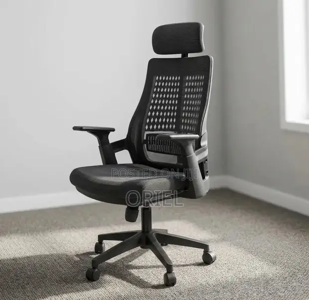 Ergonomic Executive Office Chair - Black - 1