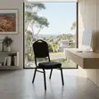 Black Armless Office Chairs (Set of 4) - 2