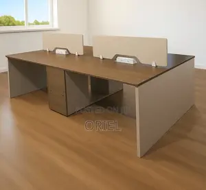 4-Way Modular Office Workstation with Storage