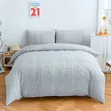 Tufted Cotton Duvet Cover Set - 7x8 - 2
