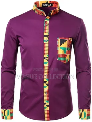 Ankara Print Men's Shirt