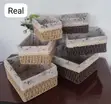 3-in-1 Handwoven Straw Basket Organizers - 2