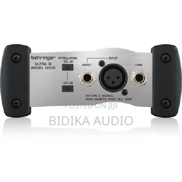 Behringer DI100 Single-Channel Active DI Box - 1