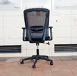 Mid Back Orthopedic Mesh Office Chair - Black - 2