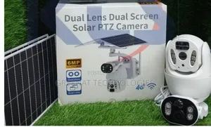 4G 6MP Dual Lens Solar PTZ CCTV Camera (Ubox App)