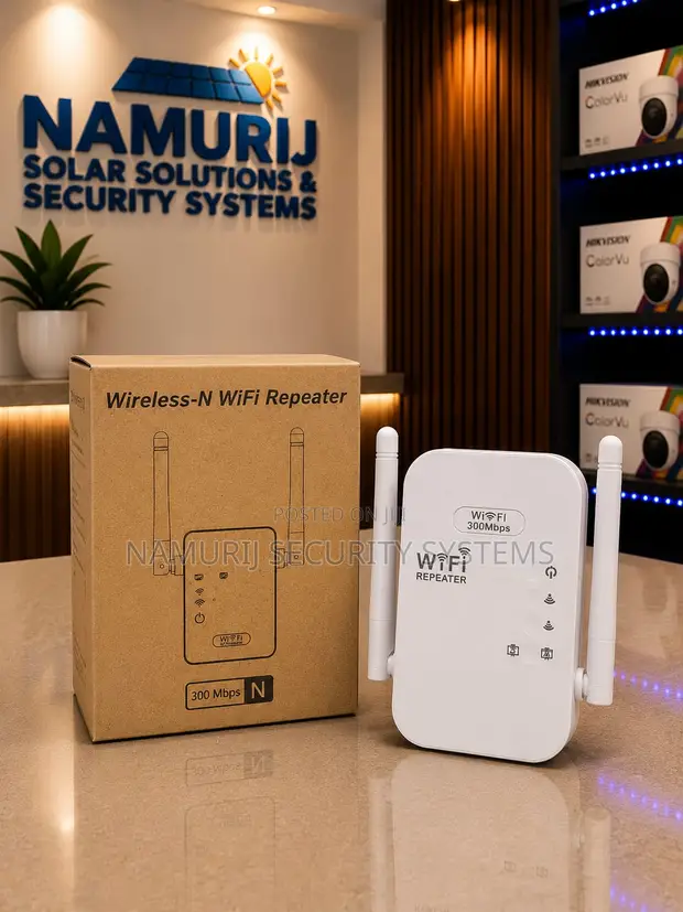 Compact WiFi Router Extender Spy Camera - 1