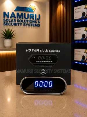 Smart Table Clock Spy Camera