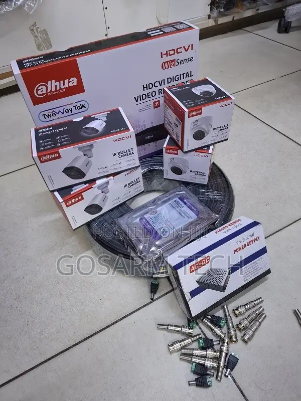 Dahua 4-Camera CCTV Security Kit 2MP Bullet/Dome - 1