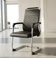 Modern Office Visitor/Conference Chair - Black - 3