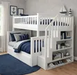 BUILT Wooden Bunk Bed with Storage - 1