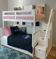 BUILT Wooden Bunk Bed with Storage - 2