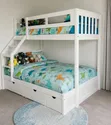 BUILT Wooden Bunk Bed with Storage - 3