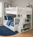 BUILT Wooden Bunk Bed with Storage - 4