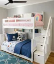 BUILT Wooden Bunk Bed with Storage - 5