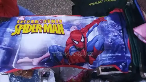 Spiderman Cartoon Themed Kids Towel - 1