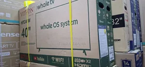 Vitron HTC40W 40" Smart TV ya Whale OS Isiyo na Fremu