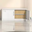 2-Door Office Storage Cabinet - White - 2