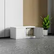 2-Door Office Storage Cabinet - White - 5