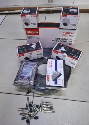 Dahua 4-Channel 2MP CCTV Full Package with 4 Cameras