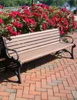 Elegant Garden Wooden Bench for Relaxing - 1