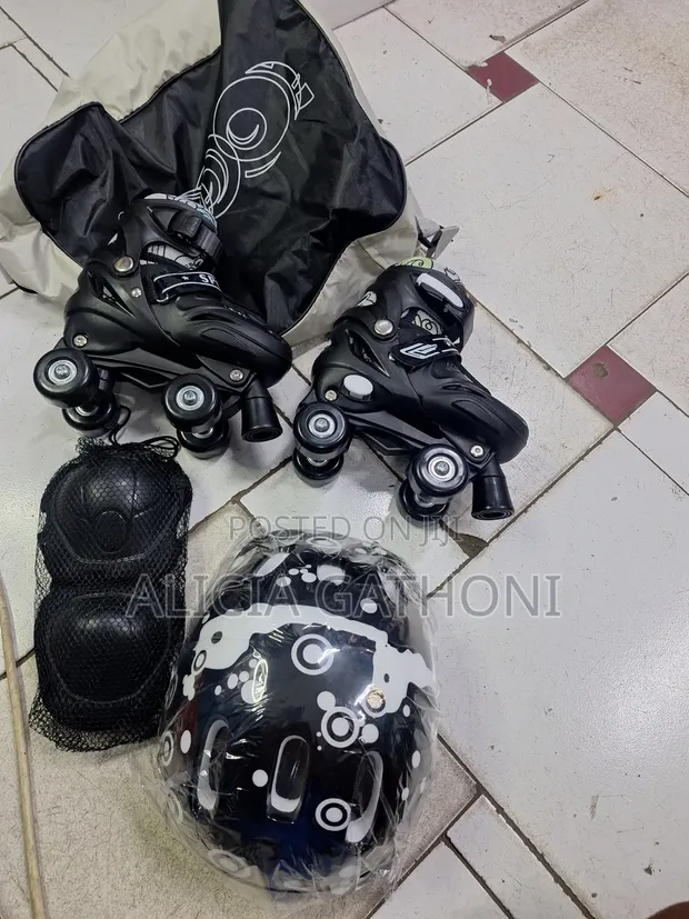 Quad Skates na Vifaa vya Kinga - Mpya Kabisa - 1
