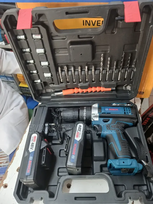 Bosch 48V Cordless Drill Set - 1
