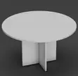 Round 4 Seater Meeting Table - 1