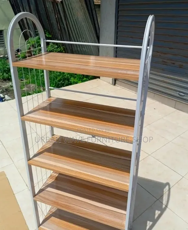 Brand New 5-Shelf Modern Shoe Rack - 1