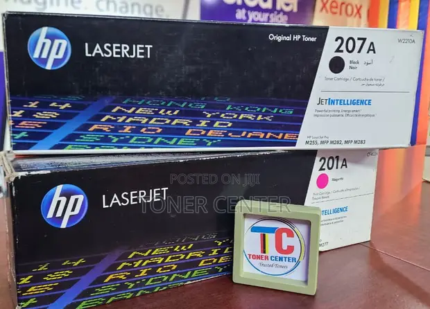 Tona Asili za HP 207a ( Nyeusi, Cyan, Magenta, Njano) - 1