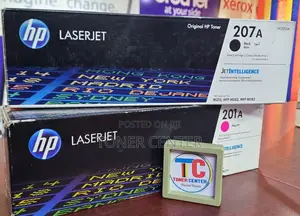 Tona Asili za HP 207a ( Nyeusi, Cyan, Magenta, Njano)
