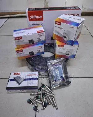 Dahua 4-Camera Smart Dual CCTV Kit with Microphone