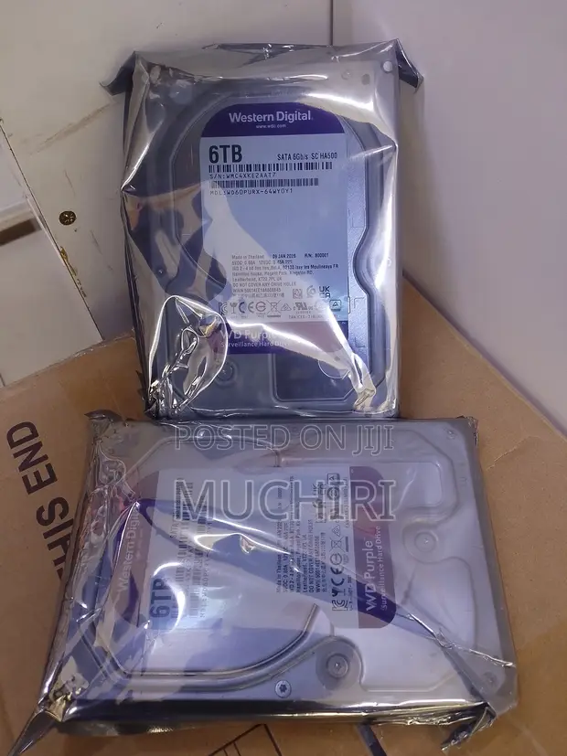 6TB WD DVR/NVR Surveillance HDD - 1