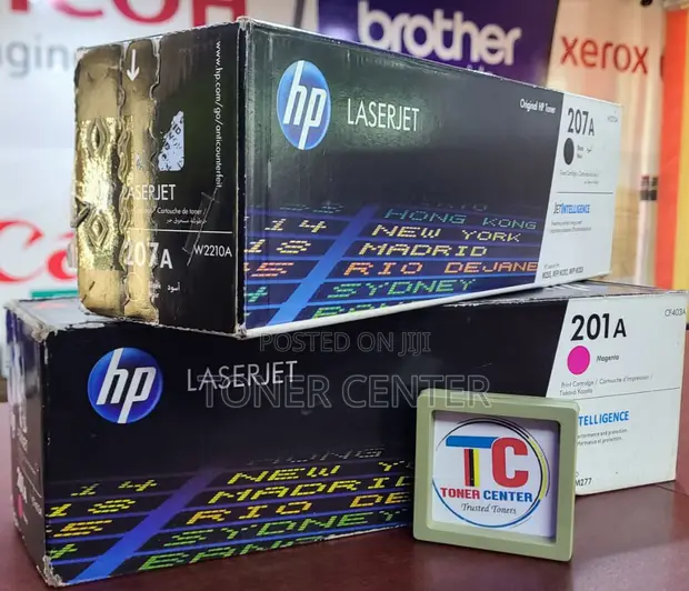 HP 201A Toner Cartridge ya Rangi kwa LaserJet - 1