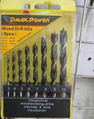 Seti ya Vipande 8 vya Dmax Power Drill Bits