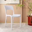 Plastic Outdoor Garden Armless Chair - 5