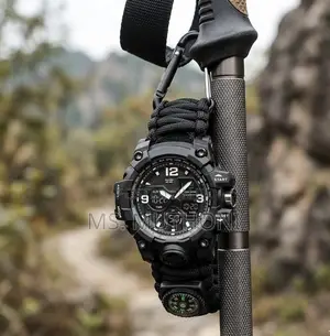 Vitality Tactical Digital Watch - Multi-Functional Survival