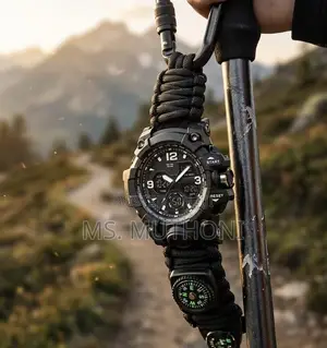 23-in-1 Tactical Paracord Survival Watch