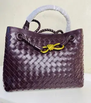 Burgundy Leather Tote Bag