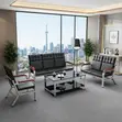 Executive 5-Seater Leather Sofa Set Bench - 2