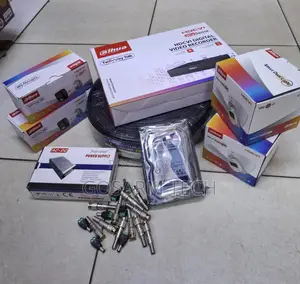 Dahua 4-Channel CCTV Kit with 4 Colorvu Cameras