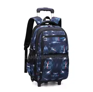3 Wheel Rolling Trolley School Bag