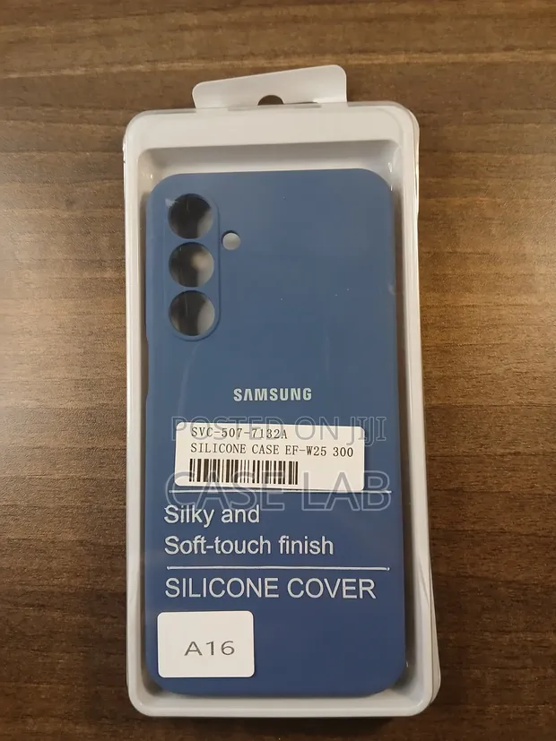 Kifaa cha Samsung A16 cha Silicone - Bluu - 1