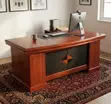 140cm Imported Mahogany Office Desk - 3