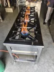 Four Burner Stainless Steel Commercial Cooker - 1