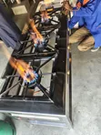 Four Burner Stainless Steel Commercial Cooker - 2