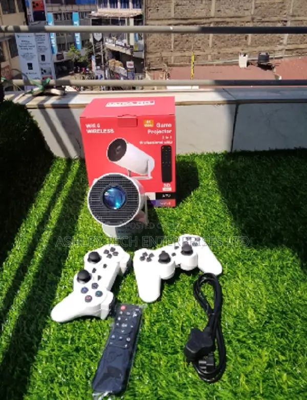 HY300 Smart LED Projector - Portable Home Theater - 1