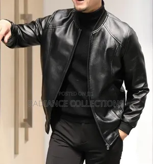 Leather Bomber Jackets (Sizes S-4XL)