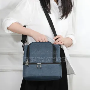 Insulated Double Compartment Cooler Bag